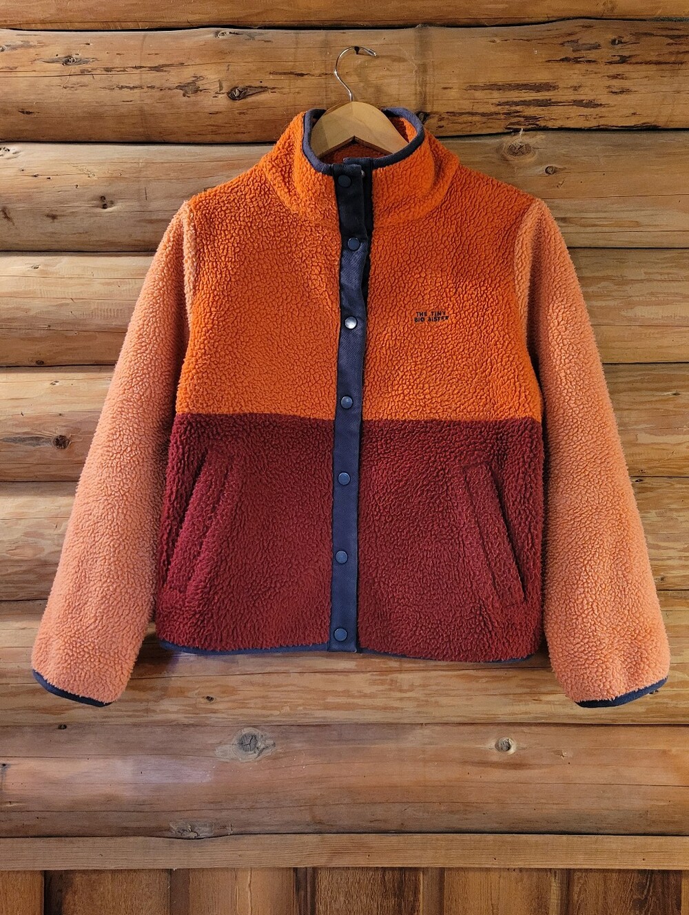 Tiny Big Sister Colorblock Polar Sherpa Jacket